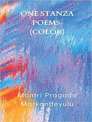 cover image of ONE STANZA POEMS (ENGLISH VERSION)